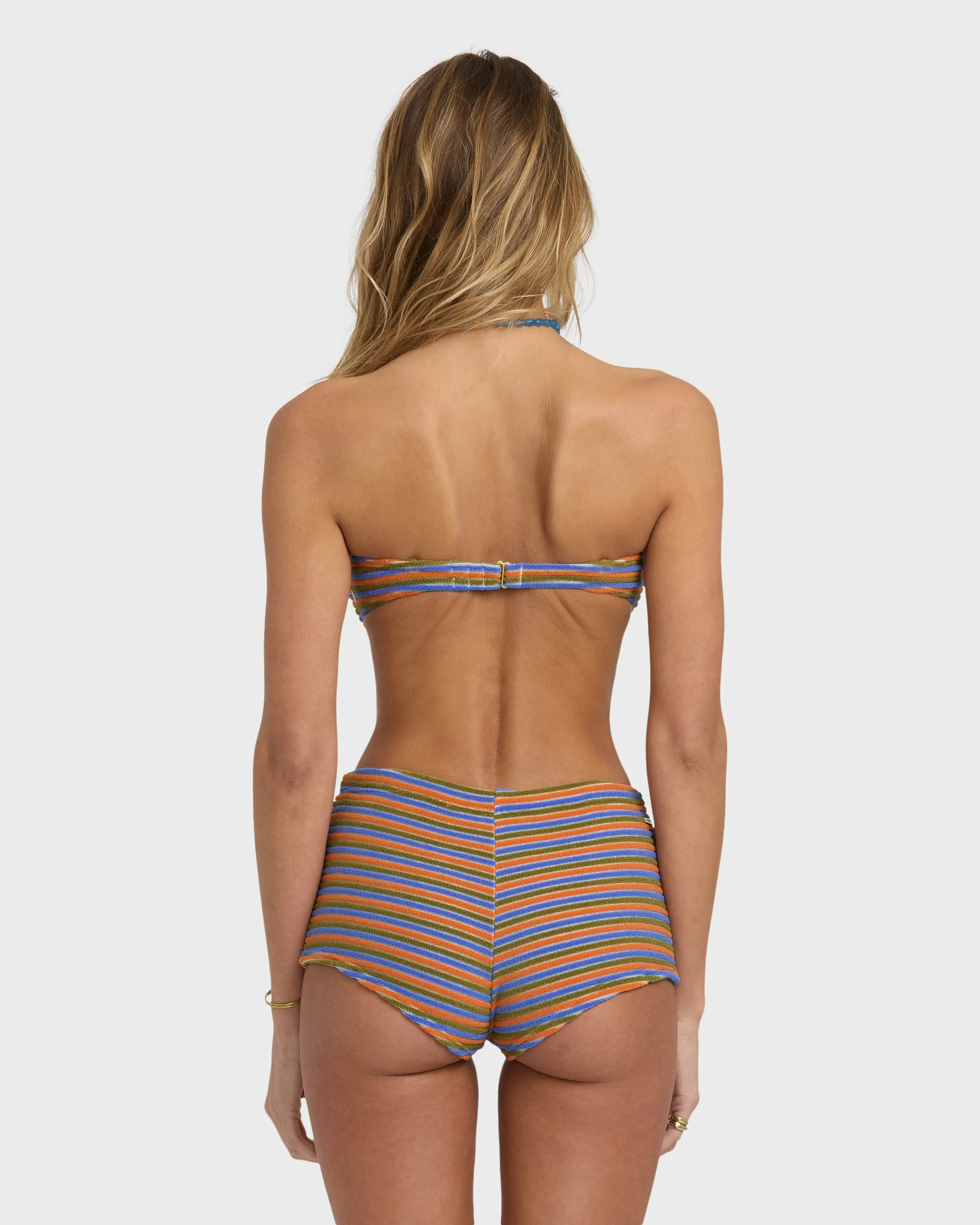 Tides Terry Rio Bandeau Bikini Top - Multi - Image 5