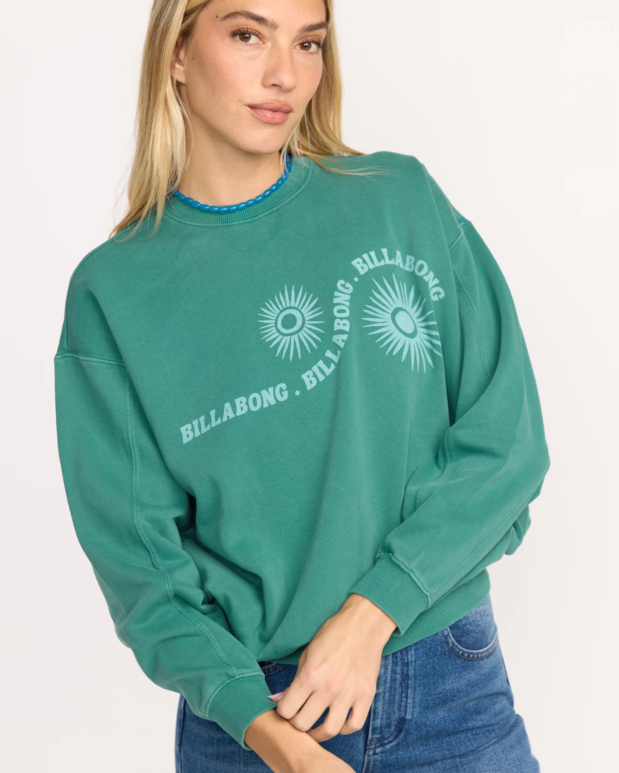 Time For Kendal Crewneck Sweatshirt - Evergreen - Image 5
