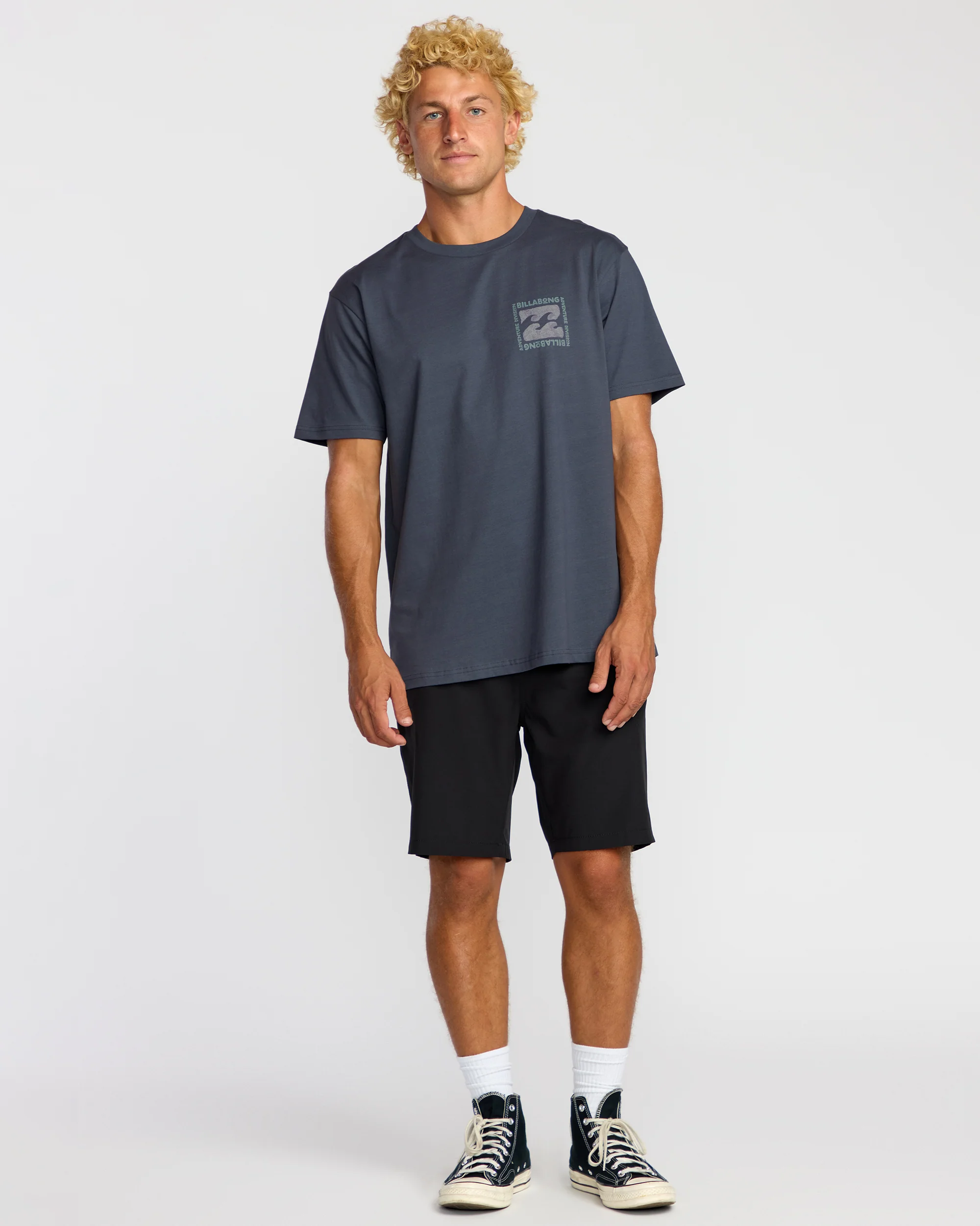 Trail A/Div Short Sleeve T-Shirt - Midnight Blue - Image 3