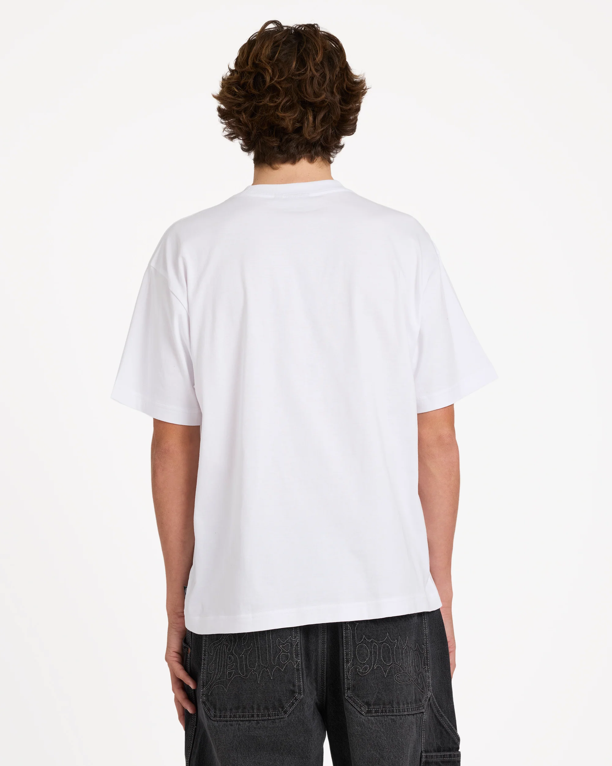 Tribal Diamonds Short Sleeve Knit T-Shirt - White - Image 4