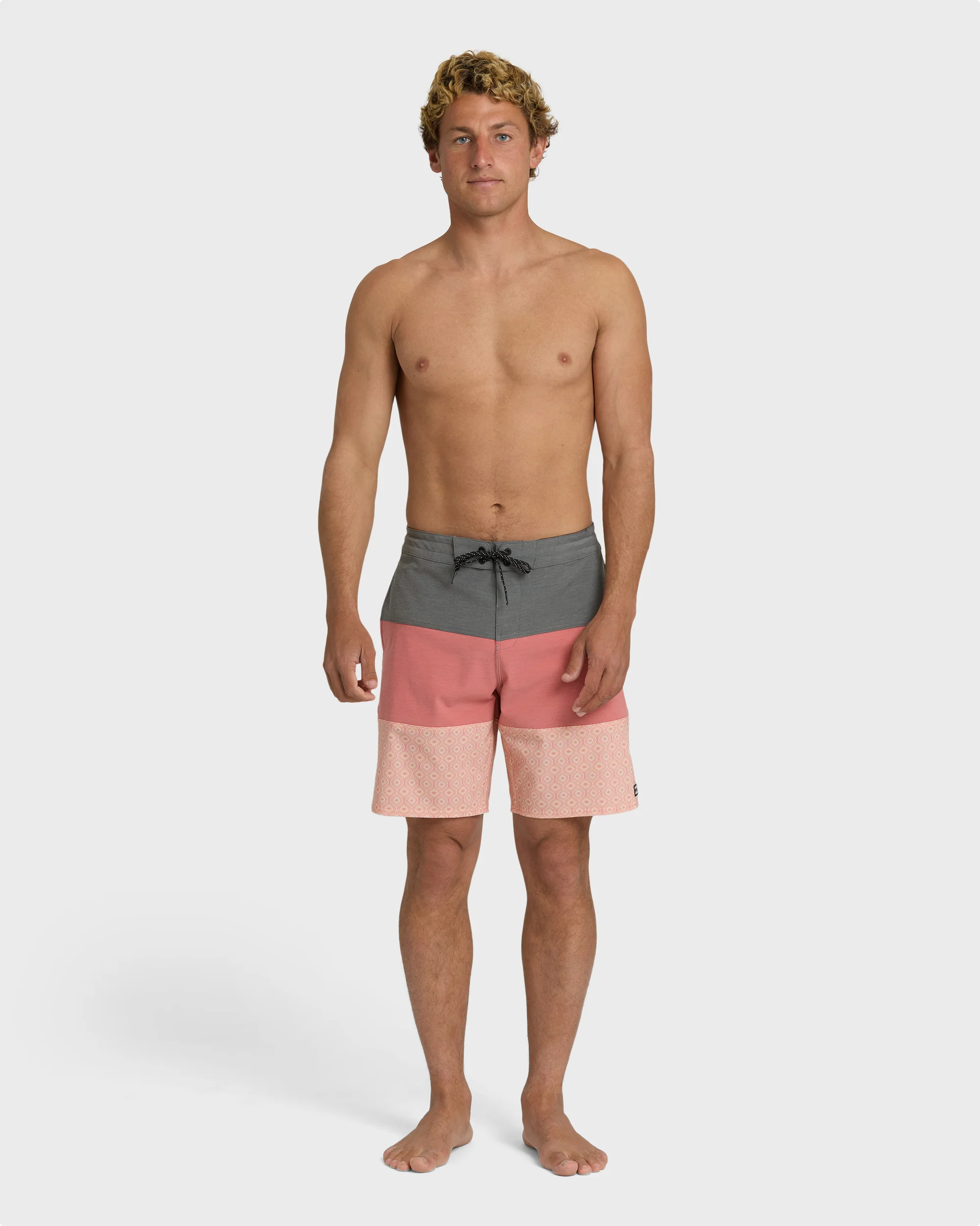 Tribong Lo Tide 19" Boardshorts - Ash Rose Multi - Ash Rose - Image 4