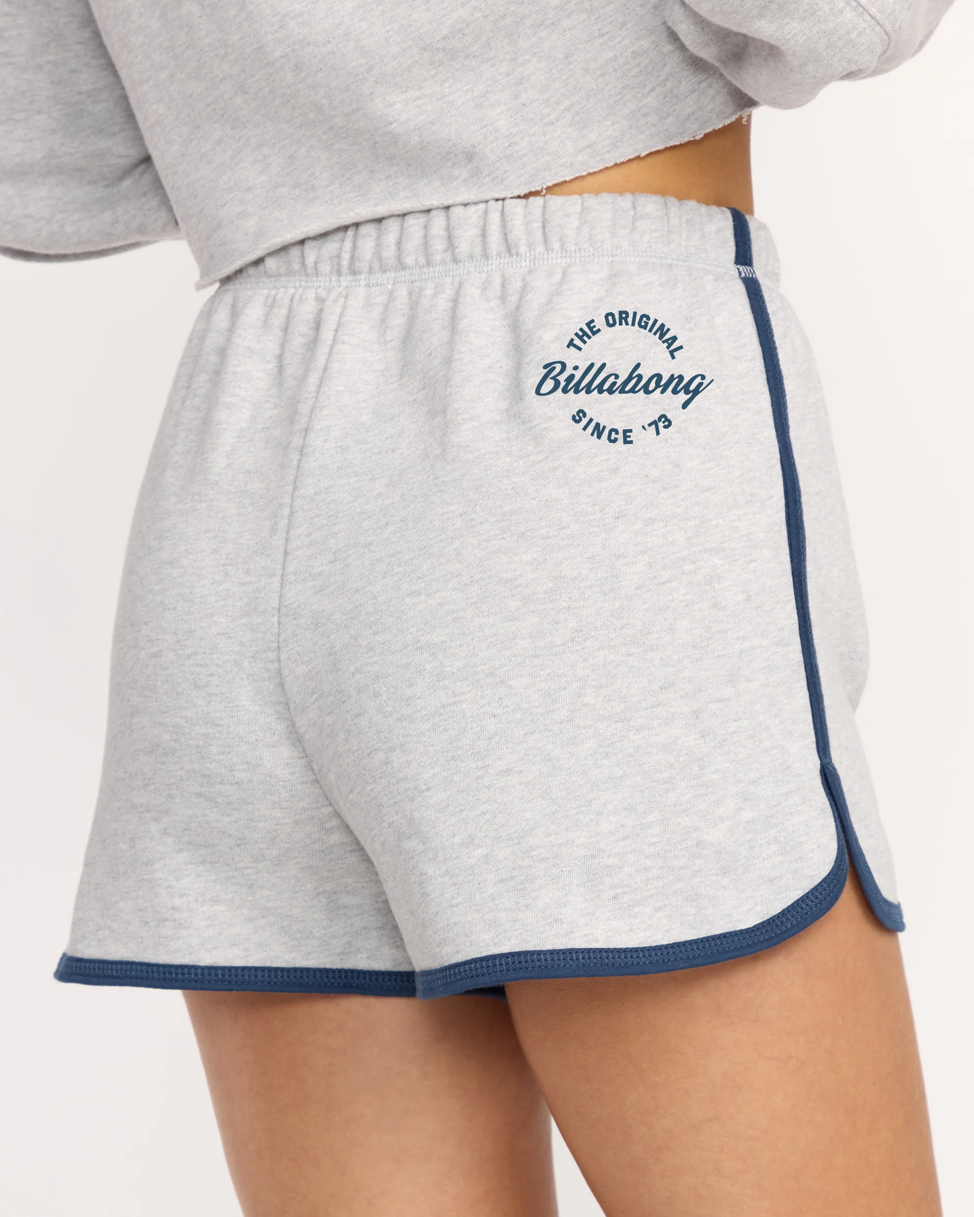 Triple Palms Dolphin Shorts - Heather Grey - Image 5