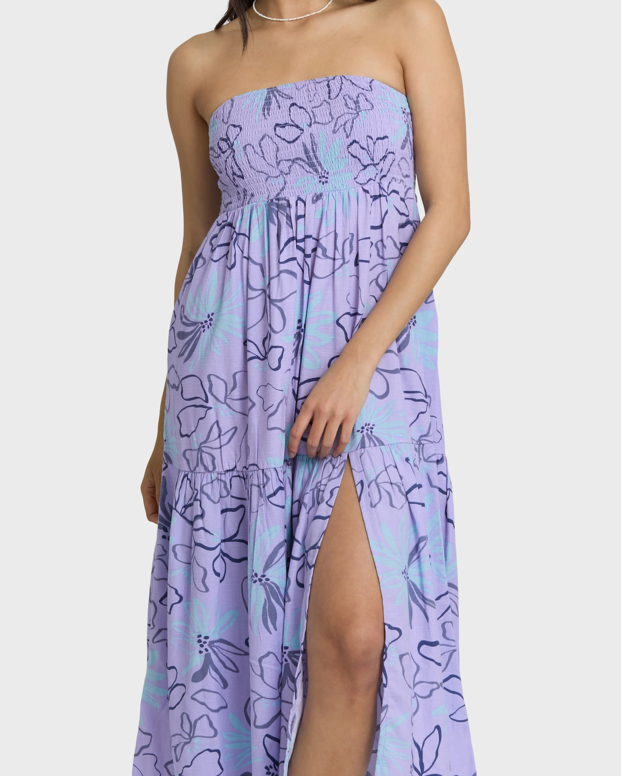 Tropical Daze Midi Dress - Twilight Blue - Image 6