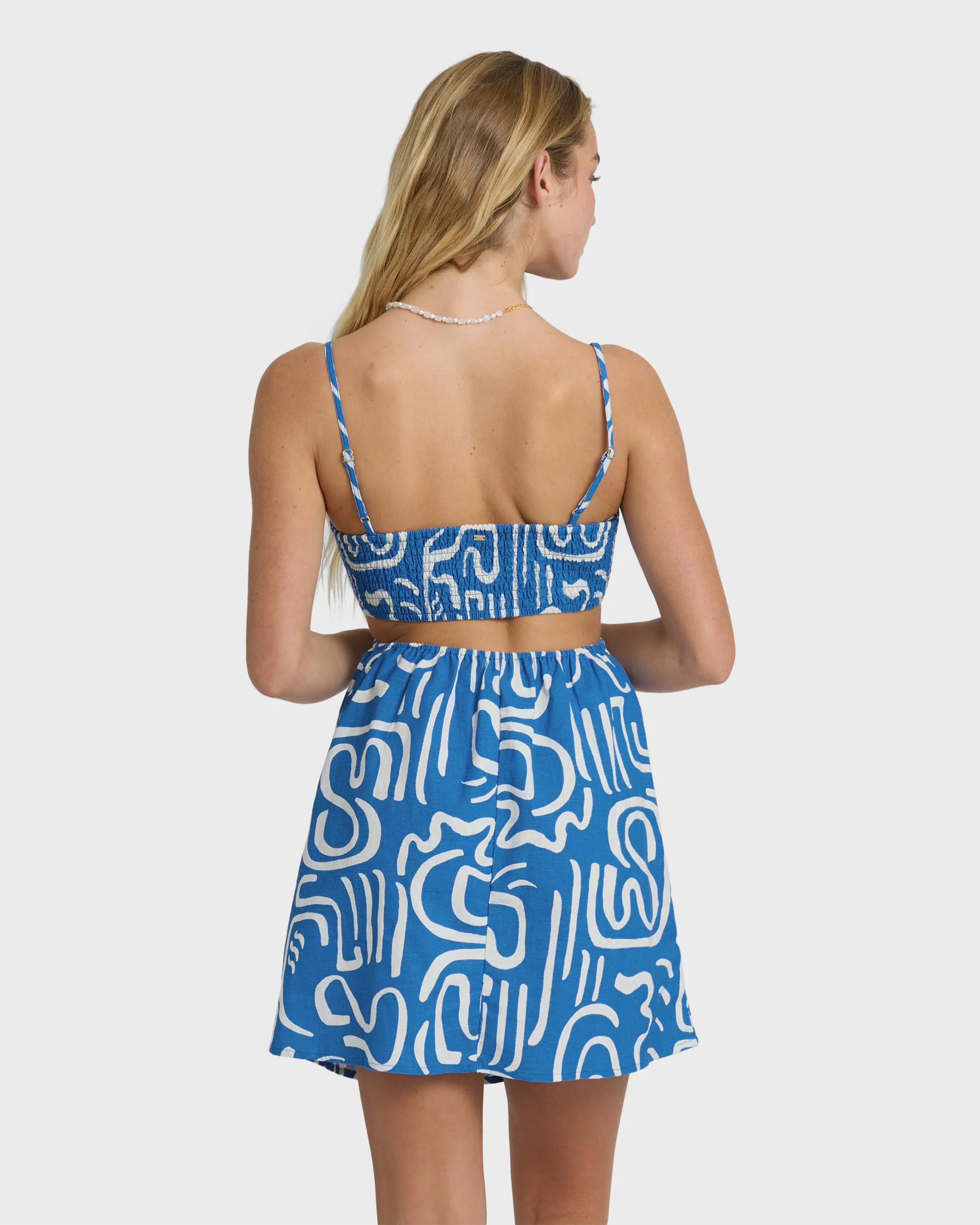 True Desire Mini Dress - True Blue - Image 2
