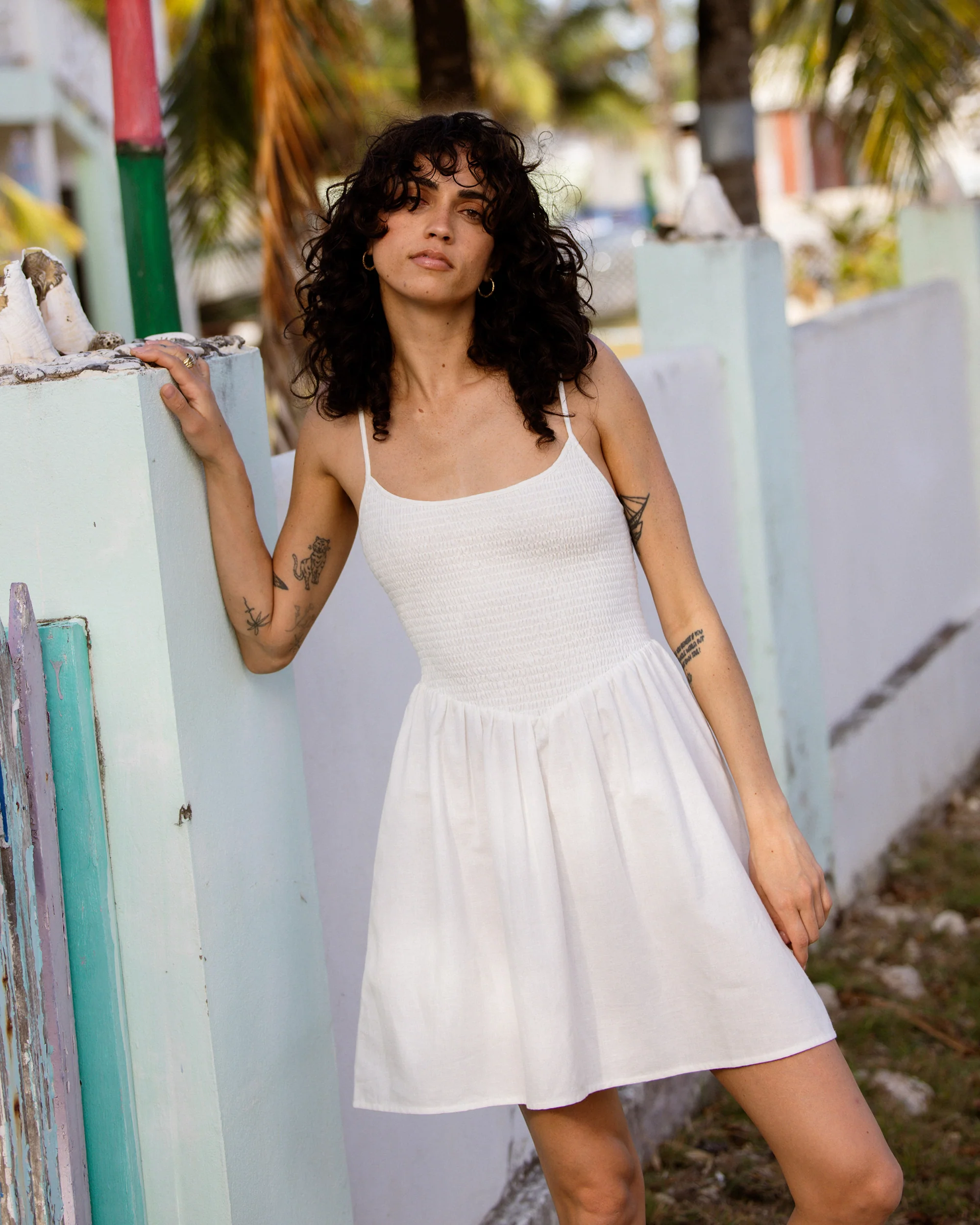 True Love Mini Dress - Salt Crystal - Image 2