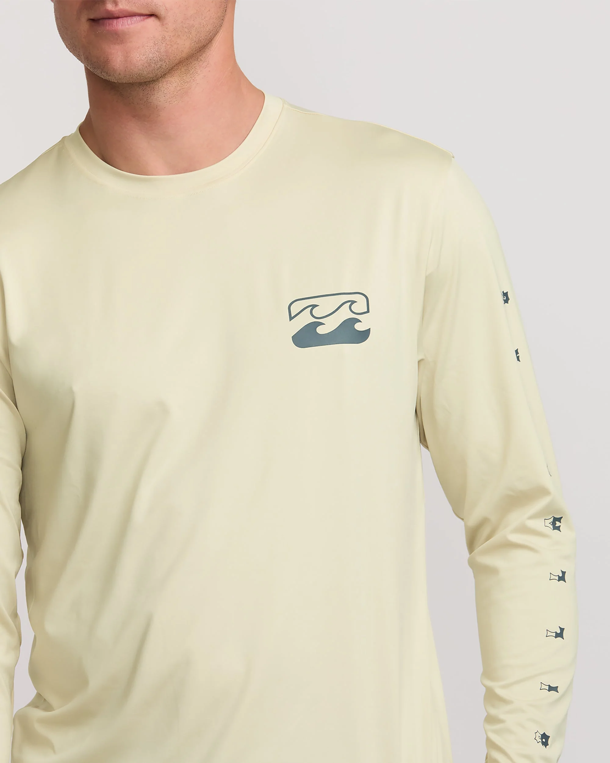 Unity Loose Fit Long Sleeve Surf Tee - Desert Sand - Image 4