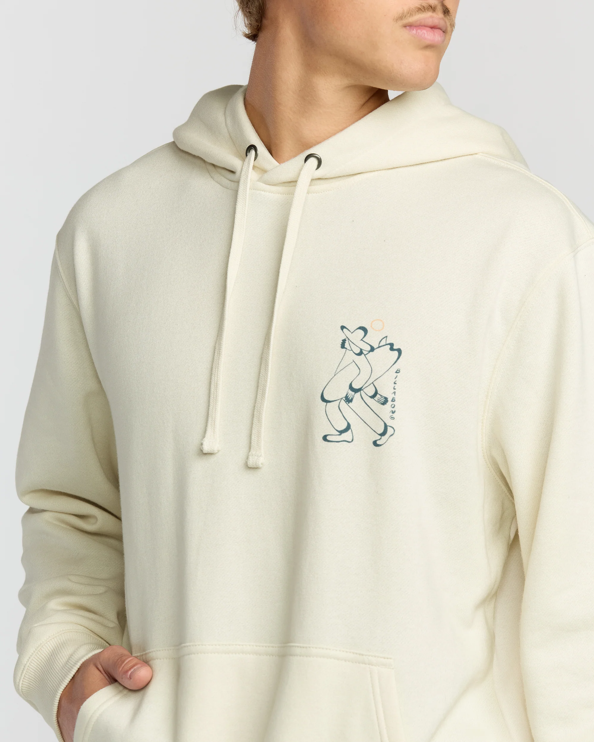 Up The Beach Pullover Sweatshirt - Off White - Image 5