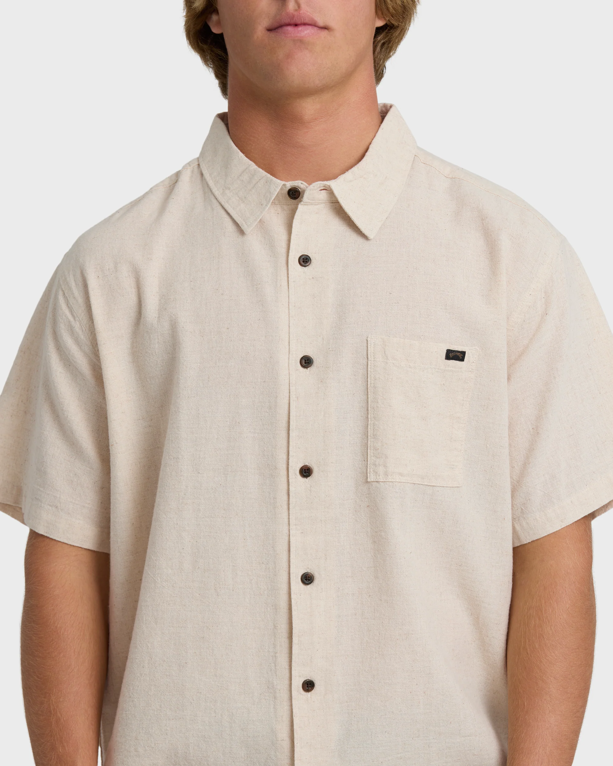Victoria Short Sleeve Shirt - Off White - Image 5