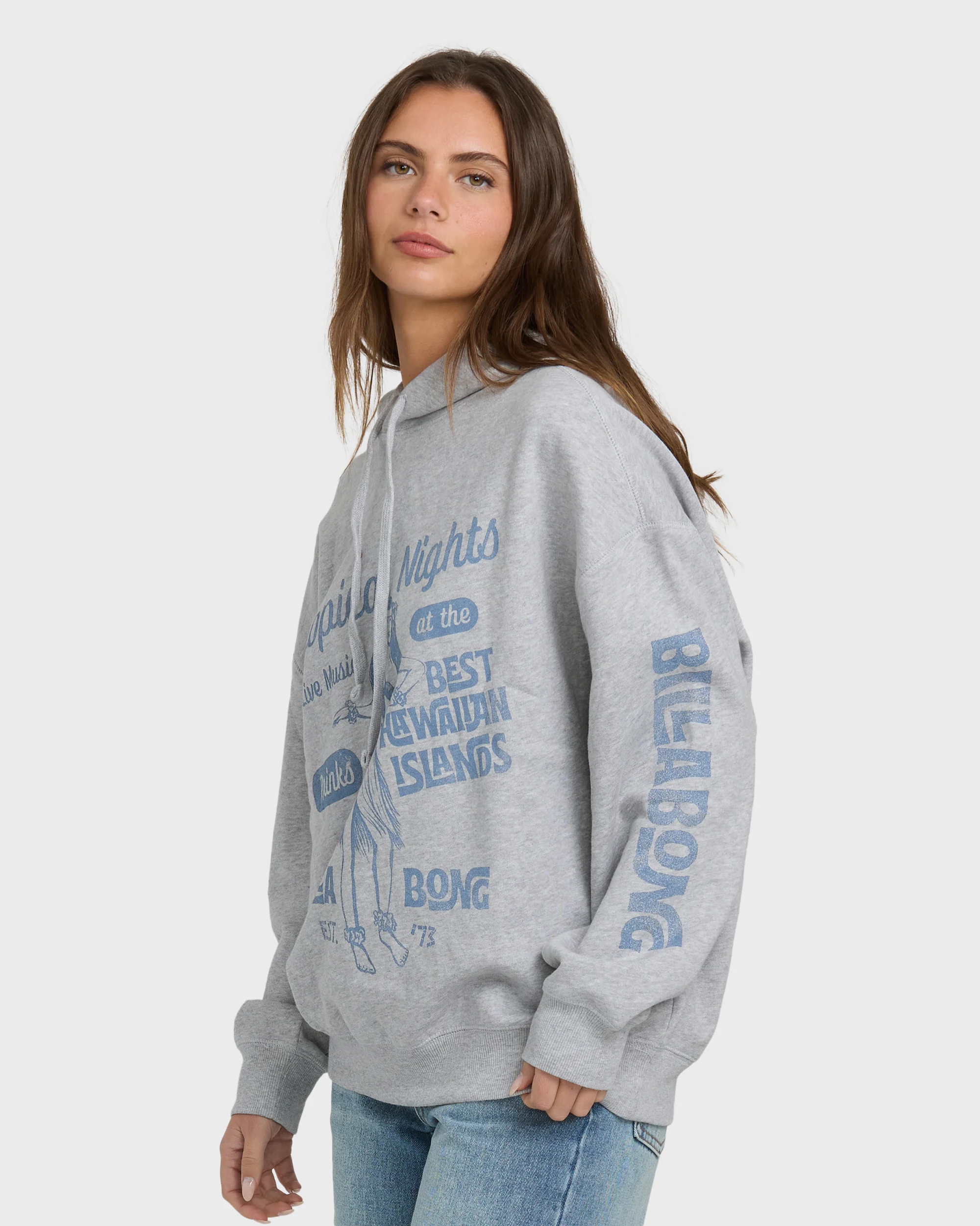 Vivid Hoodie - Heather Grey - Image 3