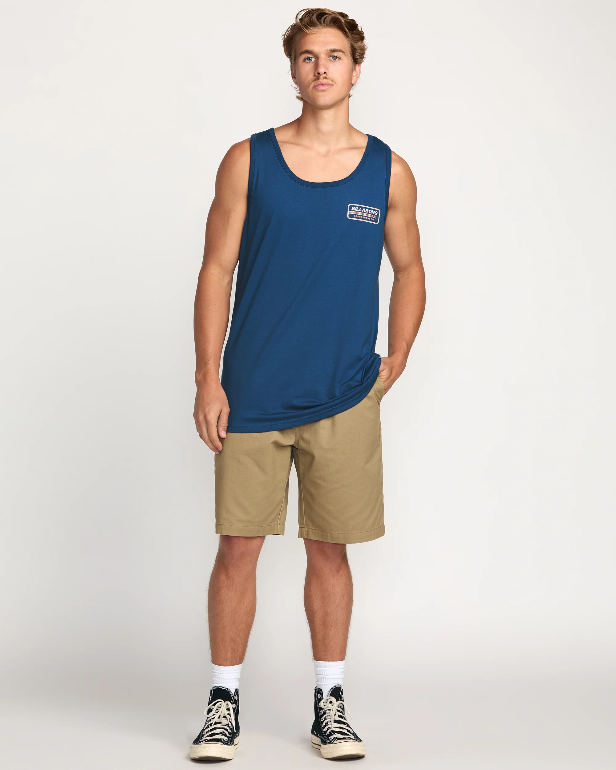 Walled Premium Tank - Deep Blue - Image 5