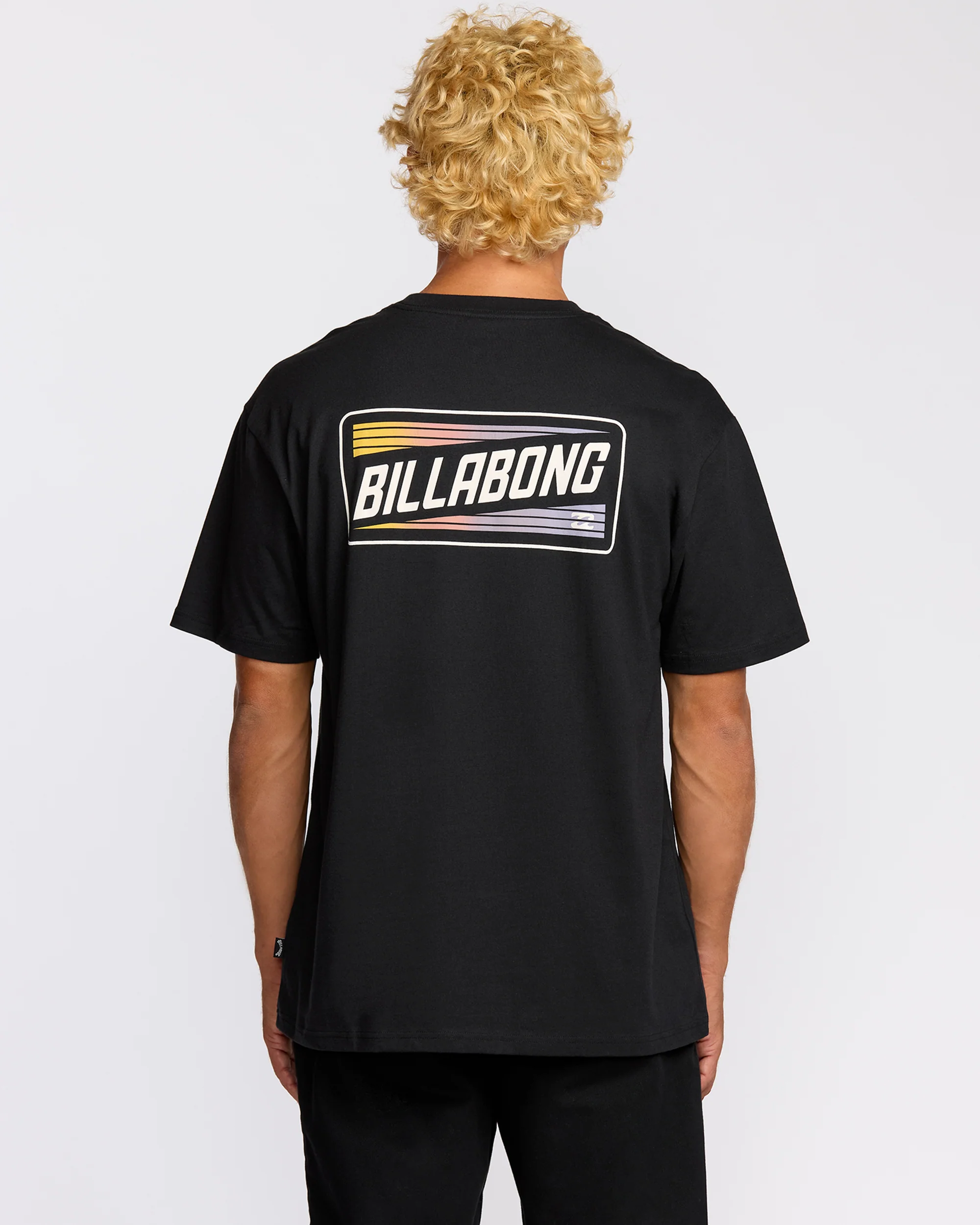 Walled Regular Short Sleeve T-Shirt - Black - Image 2