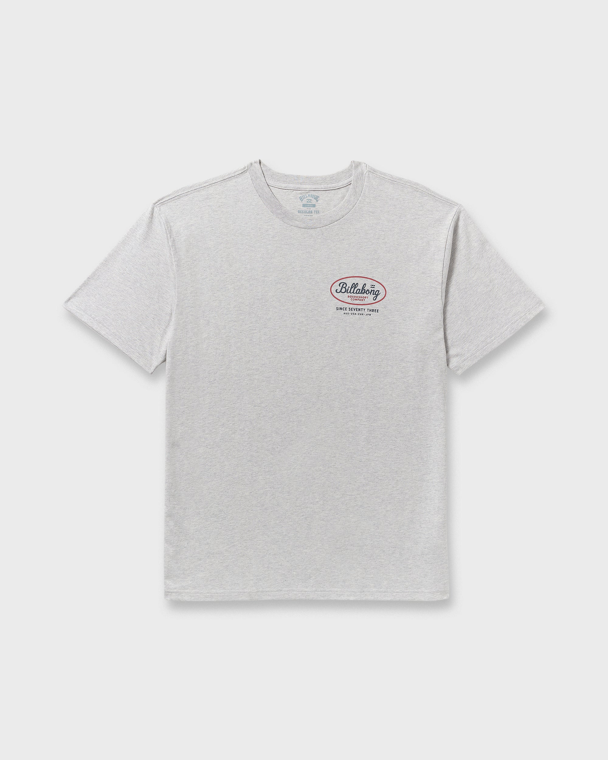Walled Regular Short Sleeve T-Shirt - Lt Grey Htr - Image 6