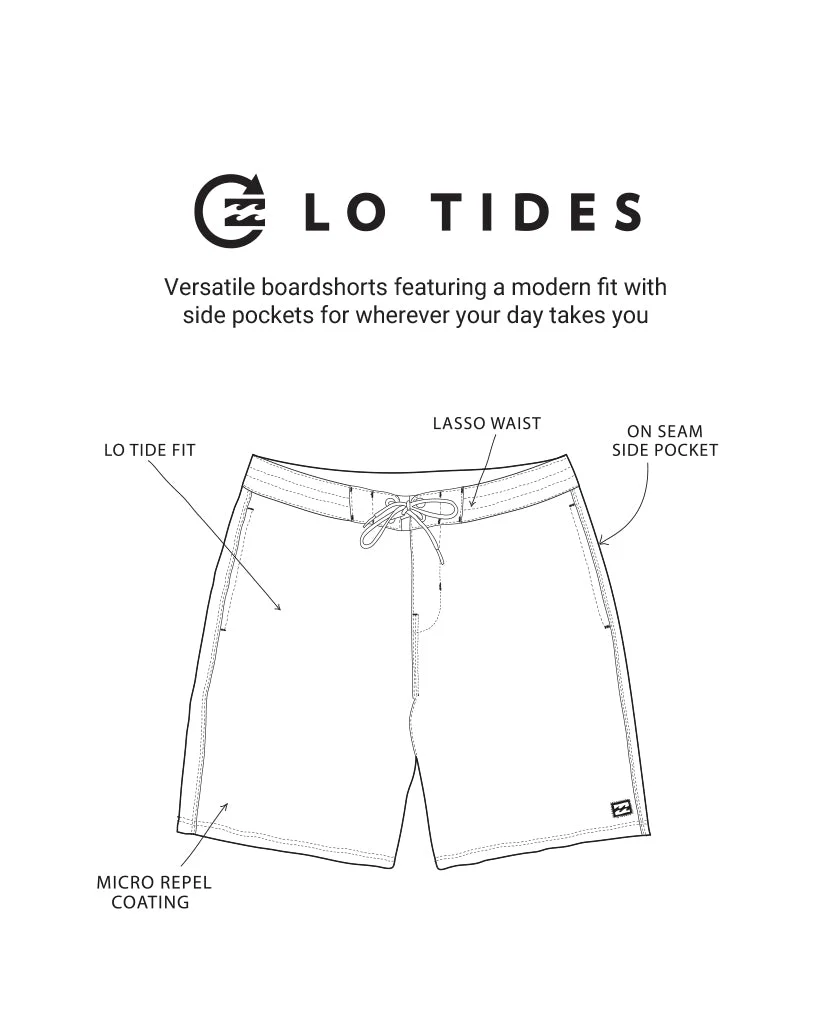 Wategos Lo Tide 19" Boardshorts - Phantom - Image 3