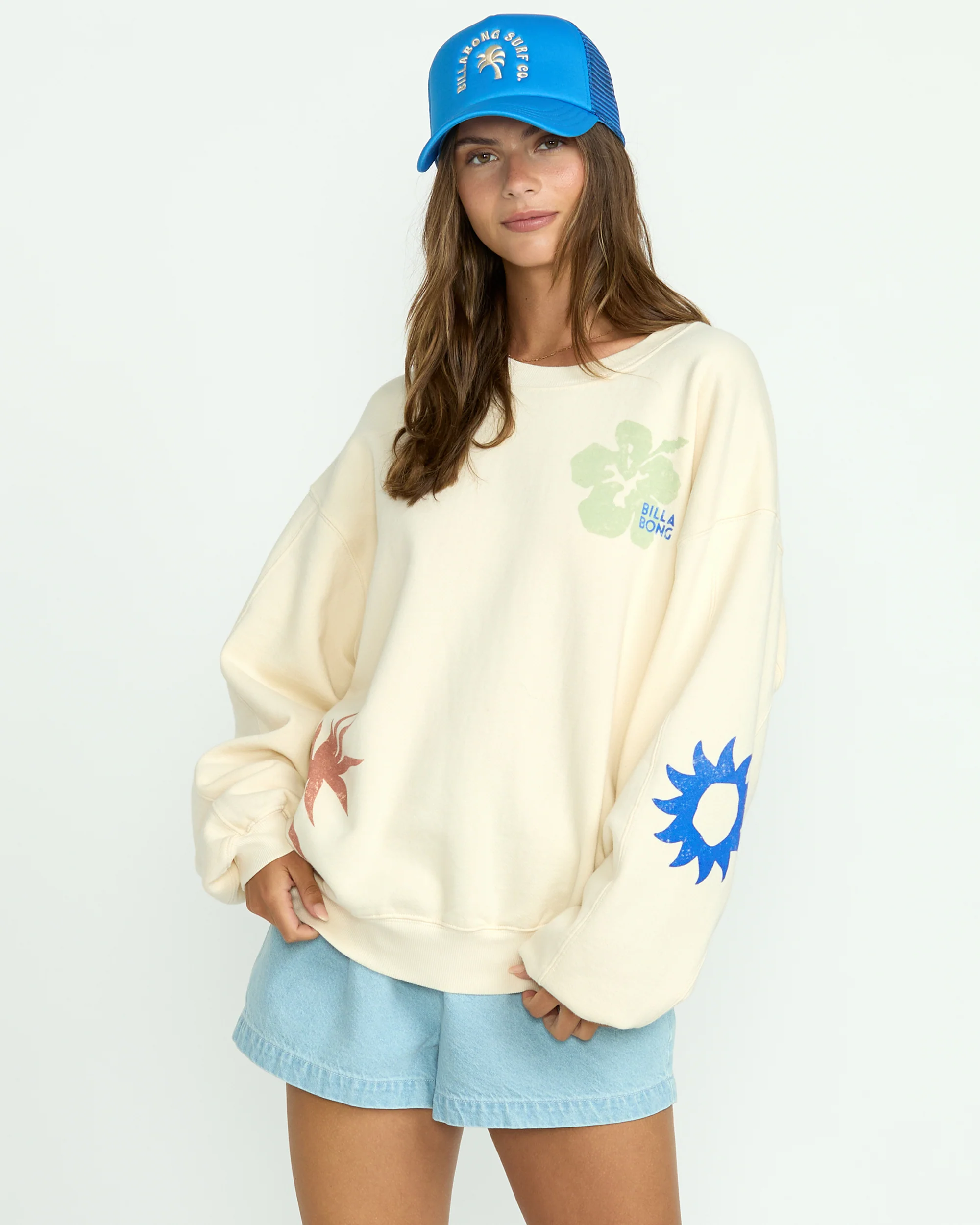 Water Signs Kendal Crewneck Sweatshirt - Whitecap - Image 4