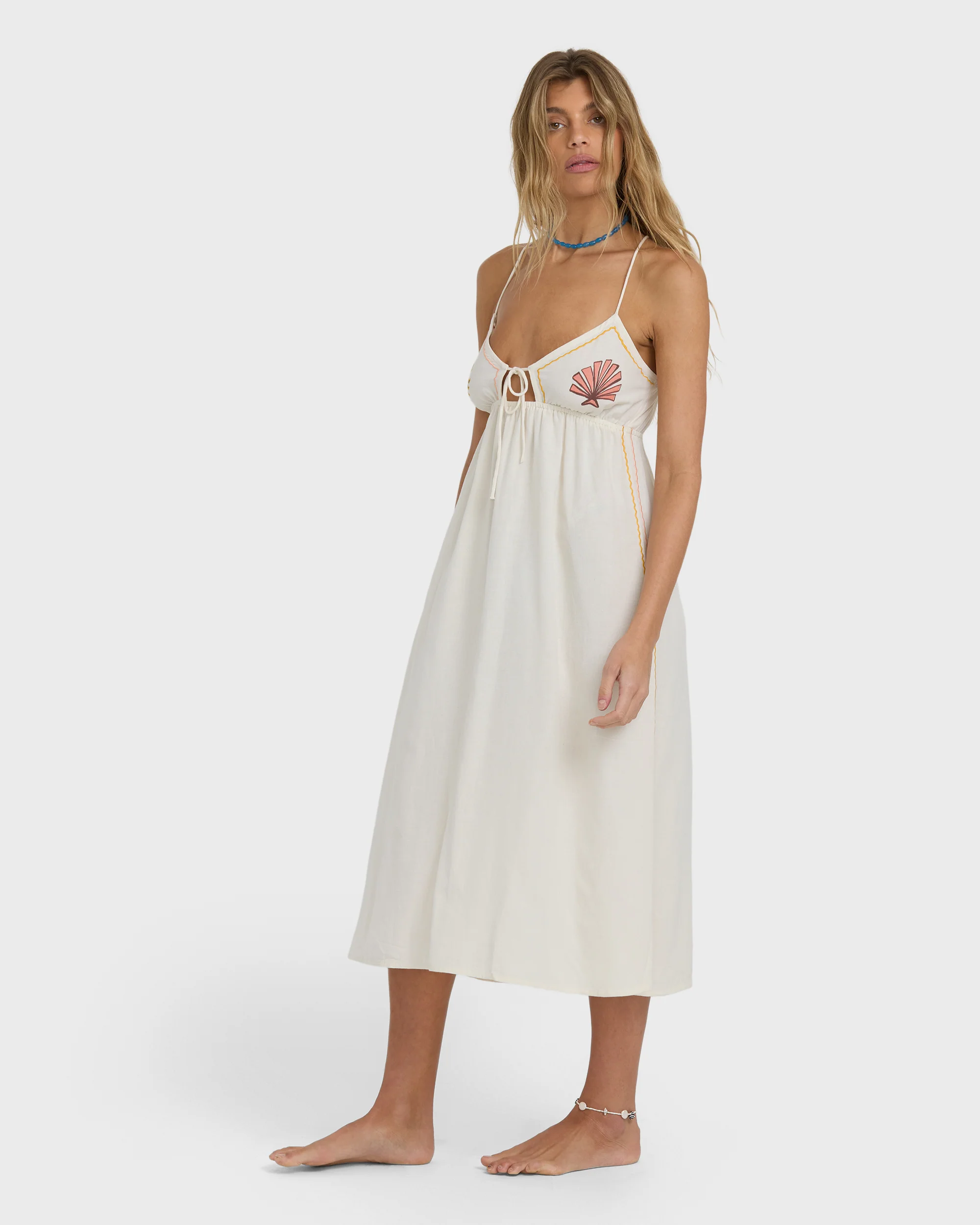 Wave Haze Midi Dress - Salt Crystal - Image 3