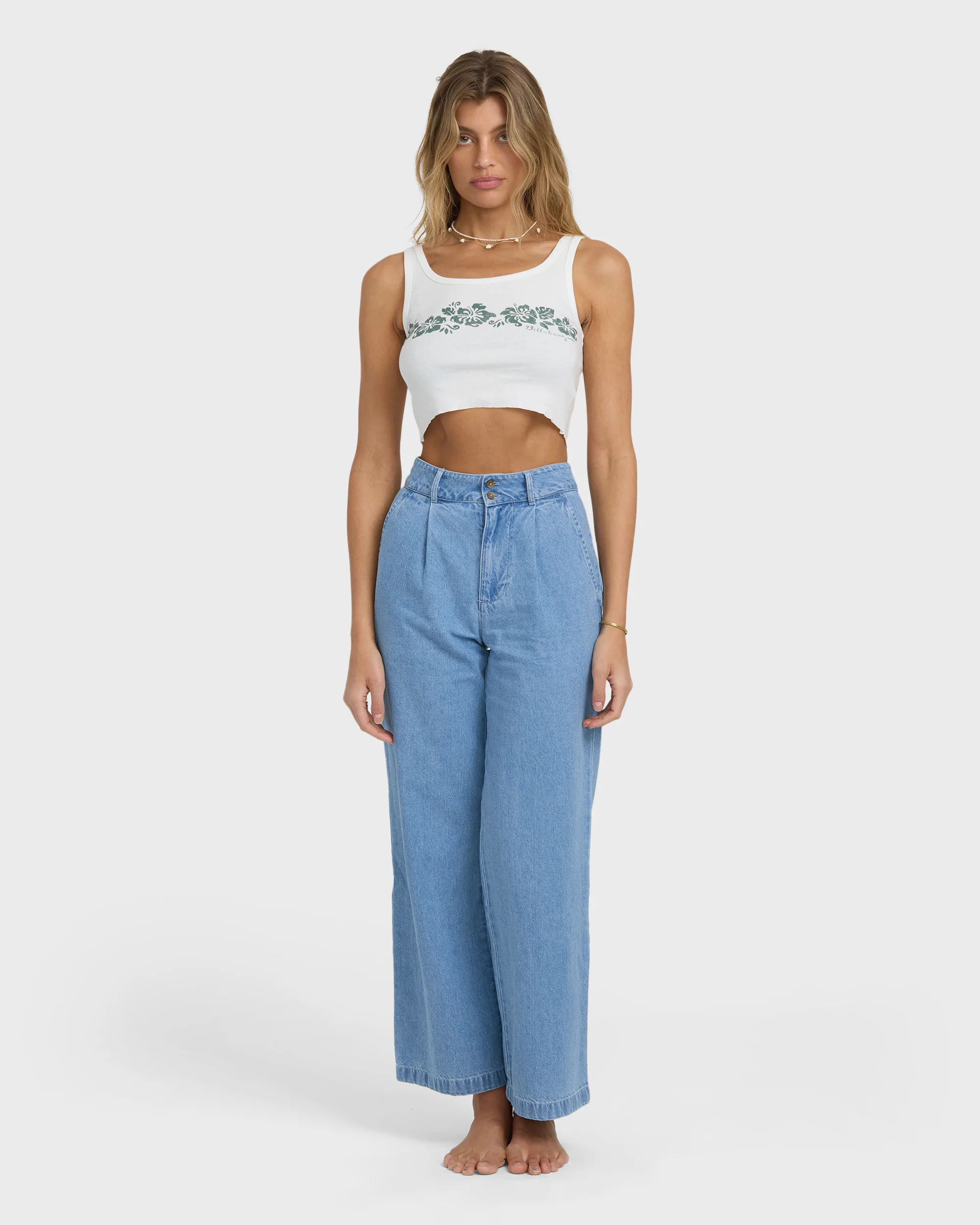 Wave Washed Pants - Sea Blue - Image 4
